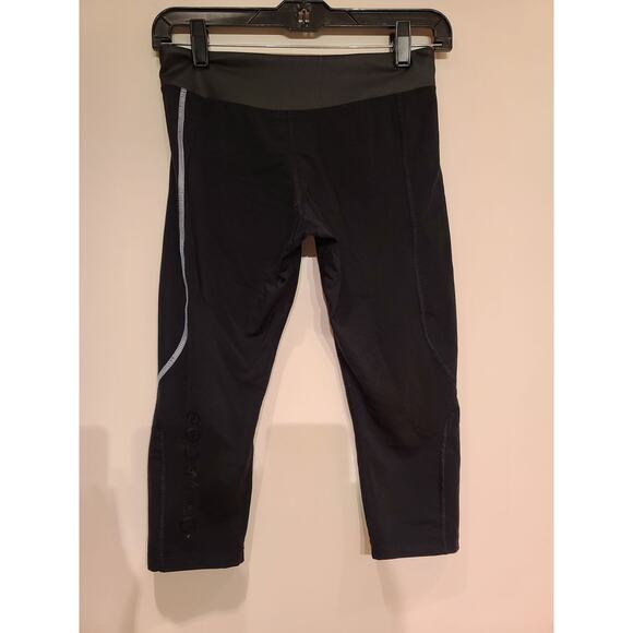 Virus black compression workout capri leggings - xs - see desc - Picture 2 of 5